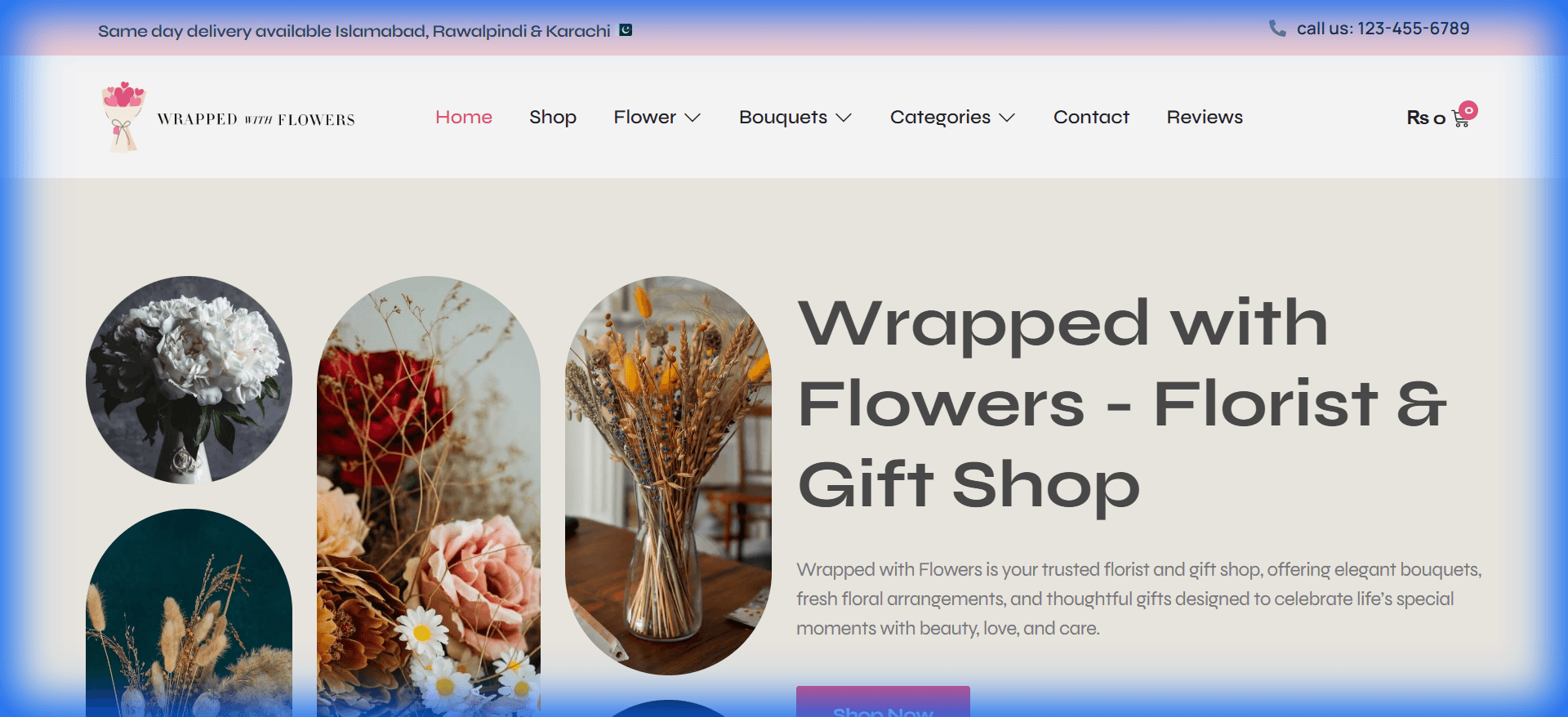 Wrapped With Flowers